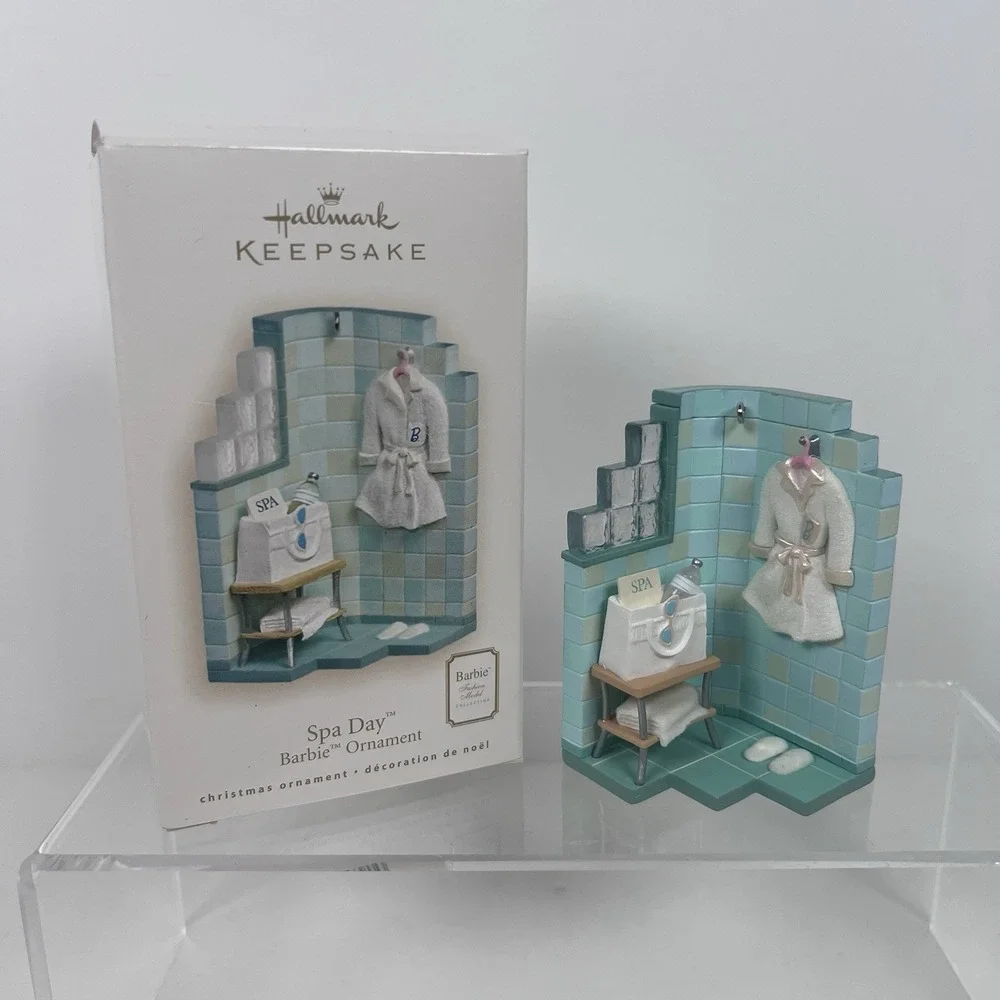 Barbie Spa Day 2007 Hallmark Keepsake Christmas Ornament Collectible‎